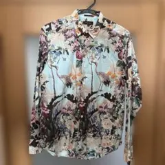 Paul Smith COLLECTION 長袖シャツ 花柄 鳥柄 Mのサムネイル