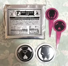 MAZZEL ❤ナオヤ❤MARVEL 缶バッジ&デザートピック