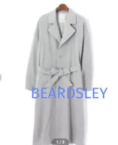 美品✨️BEARDSLEY ビアズリー コットン ロングコート 日本製 春服