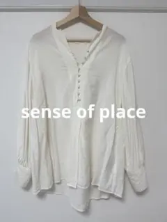 【sence of plase】シアーシャツ