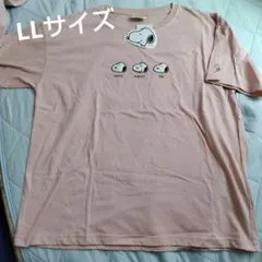 新品　スヌーピー　ピーナッツ　レディース　Tシャツ サガラ刺繍　LLサイズのサムネイル