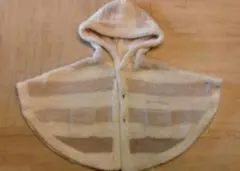 お値下げ中♡ gelato pique ベビーポンチョ フード付き