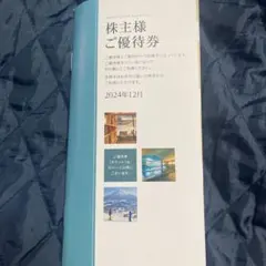 東急不動産ホールディングスの株主優待券