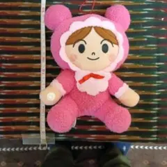 新品同様アンパンマン ぬいぐるみ ピンク 約20cm　あかちゃんまん