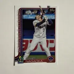 長岡秀樹 2025年 topps ベースボールカード