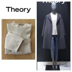 theory☆セオリー☆カシミヤ☆モックネック☆ニット☆長袖☆セーター☆ベージュ