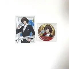 不二周助　缶バッジ　テニプリ　新テニスの王子様　イオン　コラボ　ロイヤルタイム 新テニスの王子様 不二周助 缶バッジ カード 2点セット イオン