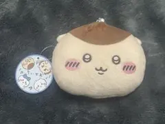 【タグ付 美品】ちいかわ ぬいぐるみパスケースポーチ くりまんじゅう