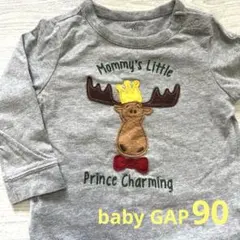 babyGap グレー ロンパース 90