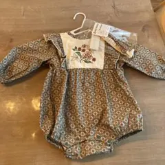 バースデイ　&mignon アンドミニョン　花柄ロンパース