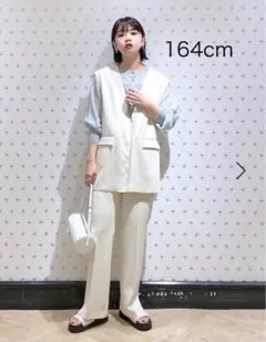 【セレモニー】ベスト&フレアパンツセットアップ