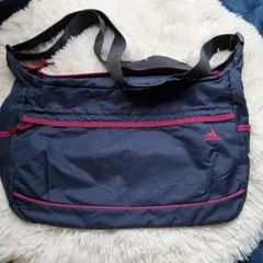 adidas ショルダーバッグ ネイビー ピンクのサムネイル