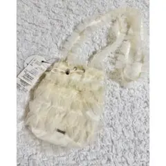 niko and... ニコアンド フリルショルダーバッグ ホワイト 新品