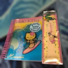 ハワイ限定ハローキティフォトアルバム & ストラップ2003