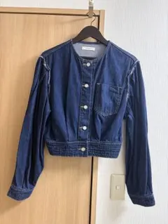 MOUSSY クロップドデニムジャケット