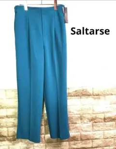 Saltarse ターコイズ　センタープレスパンツ　Ｌ