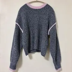 【新品未使用】Te chichi TERRASSEニット ネイビー ピンク 美品