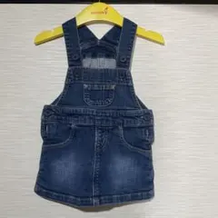 デニム ジャンバースカート サイズ80