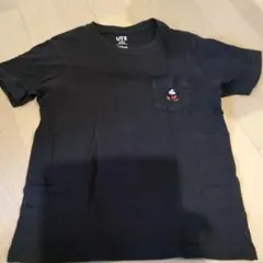 UT ミッキーマウス Tシャツ 130サイズ 黒
