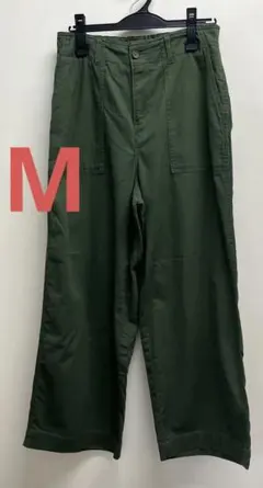 【グローバルワーク】オリーブグリーン ワークパンツ　サイズM