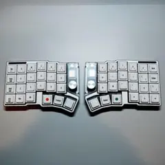 JezailFunder Cornix LP 無線分割型キーボード シルバー