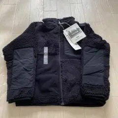 新品　130サイズ 黒 フリースジャケット
