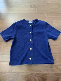 紺色カーディガン　美品