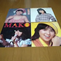 石野真子 LP レコード 4枚セット バラ売り不可 カバーなし 昭和のサムネイル