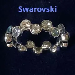 Swarovski クリスタルリング　シルバー　マルチカラー