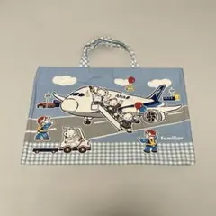 familiar × ANA レッスンバッグ トートバッグ 飛行機 ファミリアのサムネイル