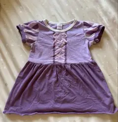 Disney Princess 半袖ワンピース 95 紫