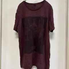 ジェイジェイズ 半袖Tシャツ クルーネック プリント S 赤紫 綿 カジュアルのサムネイル
