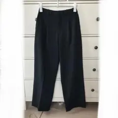 ユニクロ タックワイドパンツ M ブラック