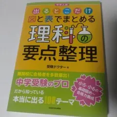 中学入試 出るとこだけ図と表でまとめる 理科の要点整理