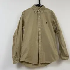 ポロ・ラルフ・ローレン 長袖シャツ ベージュ　クラシックフィット