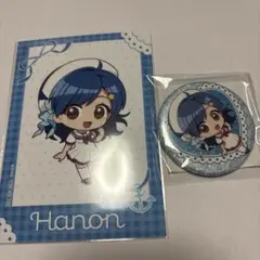 ぴちぴちピッチ 楽天コレクション 缶バッジ　特典ブロマイド　宝生波音