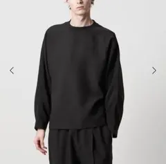 試着のみ 新品同様 DAISUKE OBANA ロングスリーブTシャツ 黒のサムネイル