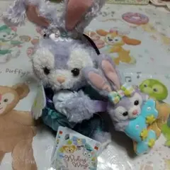 ステラルーカーテンホルダー ぬいぐるみバッジ ペットボトルケース付き