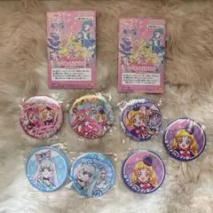 キュアフレンドリー 缶バッジ 6個セット＆キミとアイドルプリキュア絵合わせセット