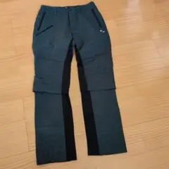 ダークグリーン パネルスタイル メンズパンツ