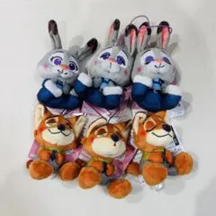 ニック ジュディ むにゃすやマスコット vol.7 3種セット ズートピア