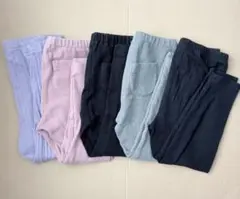 ユニクロUNIQLO キッズレギンス5枚セット 100サイズ 他