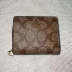 Coach 二つ折り財布 ブラウン