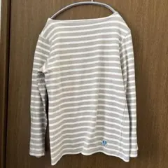 グレーストライプ 長袖カットソー サイズ1