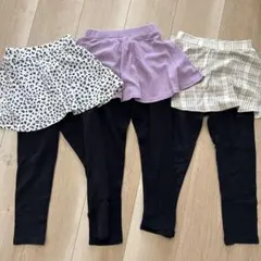 ever closet スカート付きレギンス3点セット 120