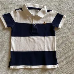 babyGap ネイビー ホワイト ポロシャツ 12-18ヶ月