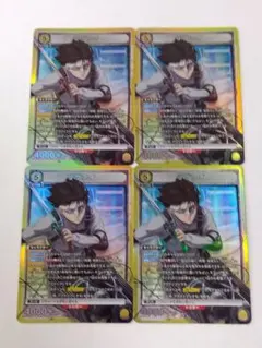 ユニオンアリーナ 進撃の巨人 Vol.2「リヴァイ」SR ４枚セット　黄
