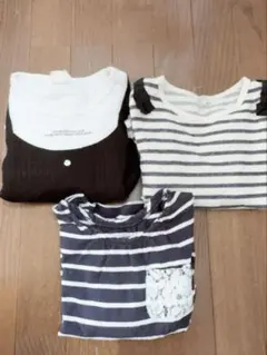 女の子　春　120 まとめ売り　長袖トップス　カットソー 3点セット