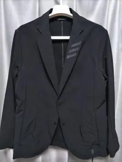 アディクロス　アディダス　ストレッチ　　黒テーラードジャケット　ゴルフ