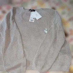ユニクロ　3Dメッシュクルーネックセーター